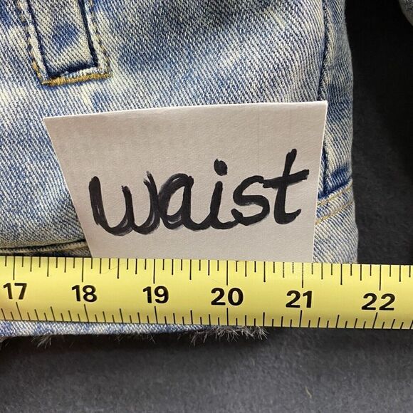 12PM by Mon Ami Jean Jacket Cheetah Trimmed Lined Faux Sherpa Size Large Animal - Picture 8 of 14